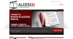 Desktop Screenshot of alcesxxi.org